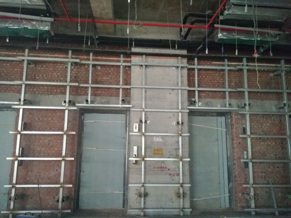 朗天通訊，室內裝修工程，墻面處理