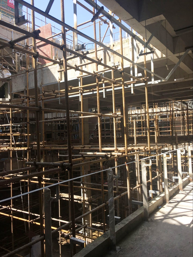 重慶忠縣國際汽摩機電城裝修現(xiàn)場實景圖